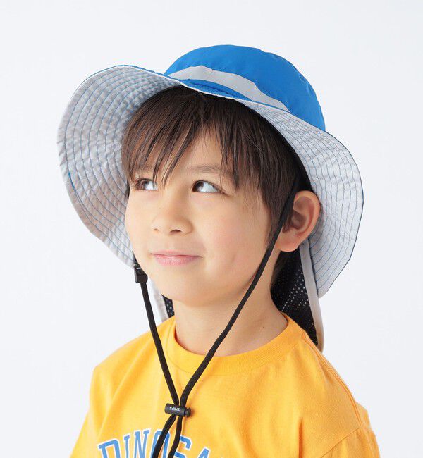 SHIPS KIDS「SHIPS KIDS:〈UVカット/撥水/吸水速乾〉サファリ ハット」|ハット|