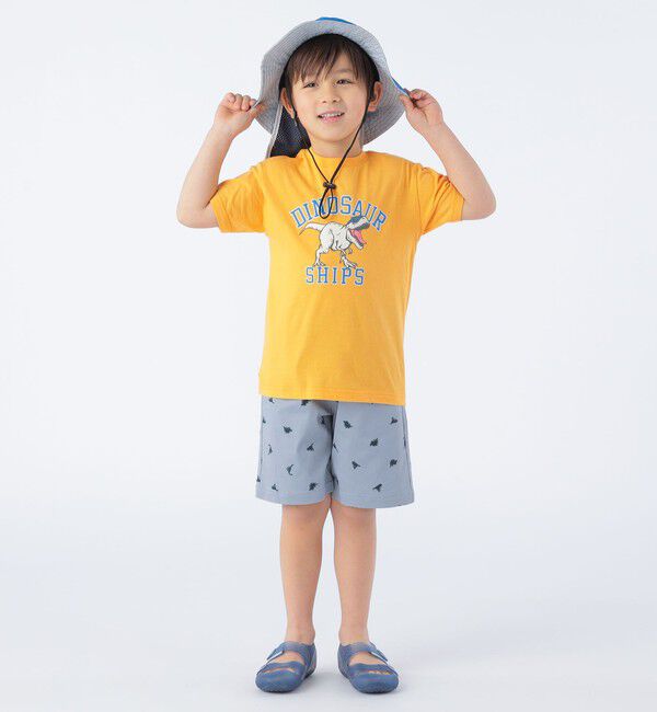 SHIPS KIDS「SHIPS KIDS:〈UVカット/撥水/吸水速乾〉サファリ ハット」|ハット|