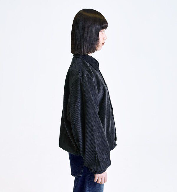 SHIPS「City Ambient Products: コーデュロイ コーチ ジャケット」|ブルゾン・スタジャン|