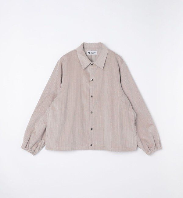 SHIPS「City Ambient Products: コーデュロイ コーチ ジャケット」|ブルゾン・スタジャン|