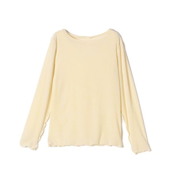 SHIPS Colors 「SHIPS Colors:〈手洗い可能〉メッシュ ポリエステルベロア クルーネック トップス◇」|Tシャツ・カットソー|