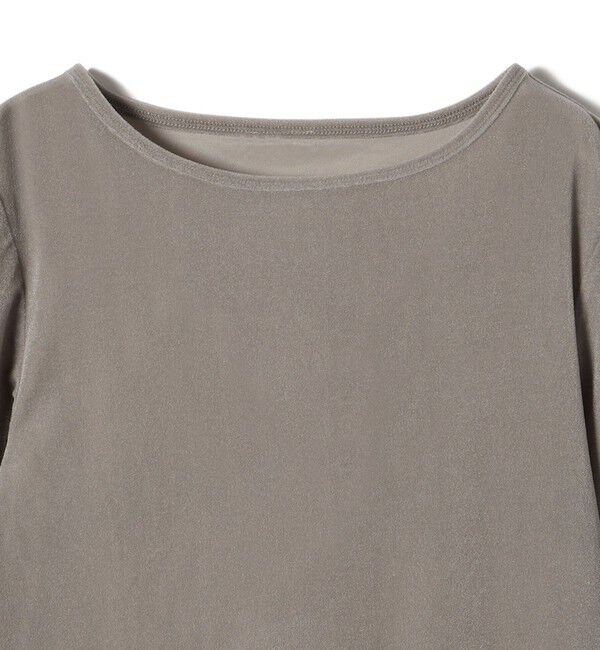 SHIPS Colors 「SHIPS Colors:〈手洗い可能〉メッシュ ポリエステルベロア クルーネック トップス◇」|Tシャツ・カットソー|