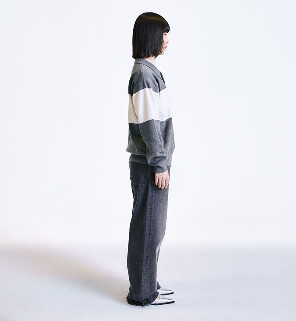 SHIPS「City Ambient Products:〈手洗い可能〉リラックス 1ボタン ニットポロシャツ」|ニット・セーター|