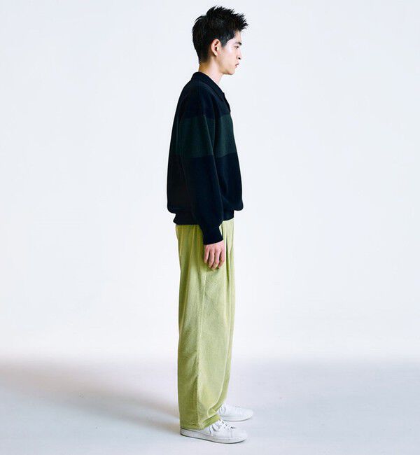 SHIPS「City Ambient Products:〈手洗い可能〉リラックス 1ボタン ニットポロシャツ」|ニット・セーター|