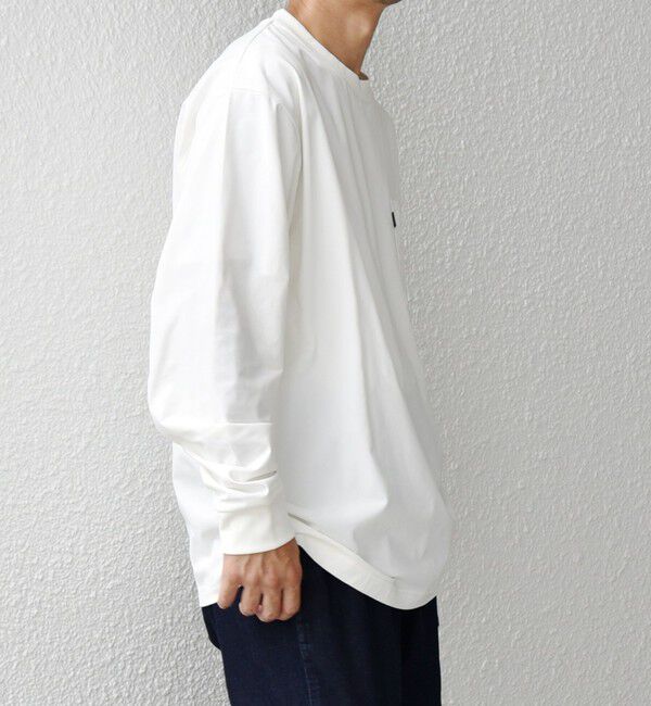 SHIPS any「【WEB限定】SHIPS any: 〈撥水加工〉Teflon EcoElite(TM) ナイロンポケット Tシャツ (ロンT)◇」|Tシャツ・カットソー|