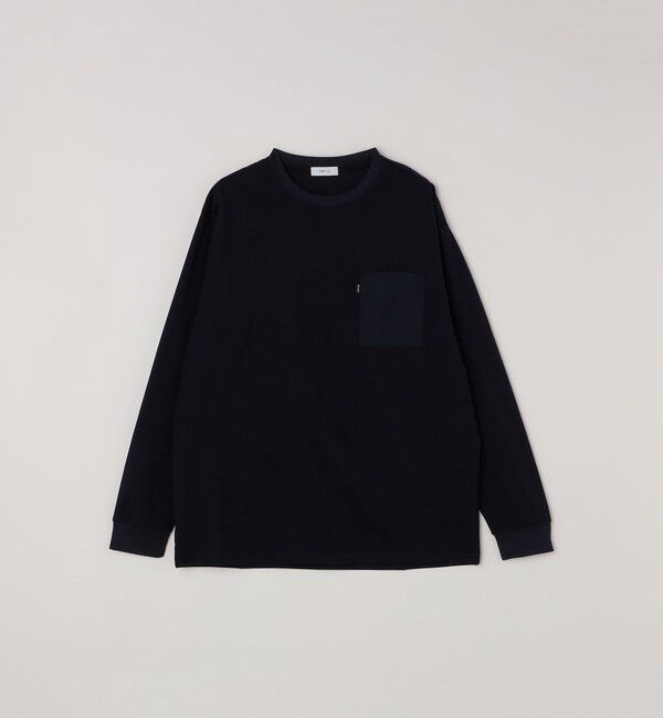 SHIPS any「【WEB限定】SHIPS any: 〈撥水加工〉Teflon EcoElite(TM) ナイロンポケット Tシャツ (ロンT)◇」|Tシャツ・カットソー|