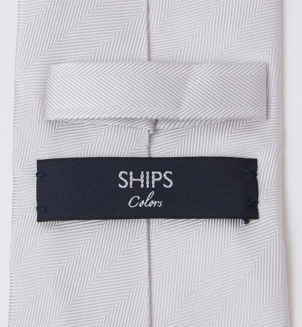 SHIPS Colors 「SHIPS Colors:シルバー ヘリンボーン タイ 2◇」|ネクタイ・蝶ネクタイ|