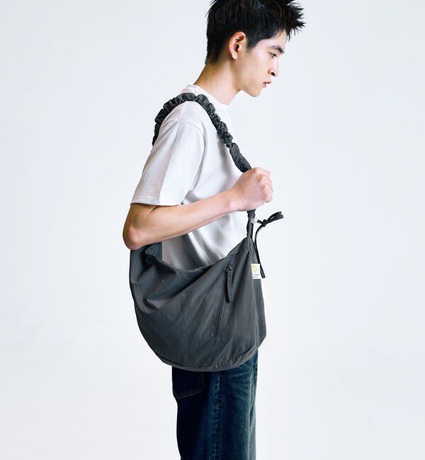 SHIPS「City Ambient Products: クランプル ムーン ギャザーショルダー バッグ」|ショルダー・メッセンジャー|