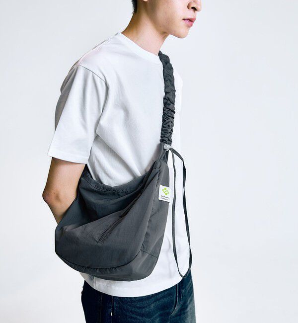 SHIPS「City Ambient Products: クランプル ムーン ギャザーショルダー バッグ」|ショルダー・メッセンジャー|