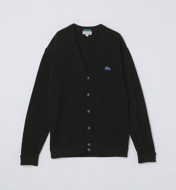 SHIPS「【SHIPS別注】LACOSTE: コットン/ポリエステル Vネック カーディガン 24FW」|カーディガン|