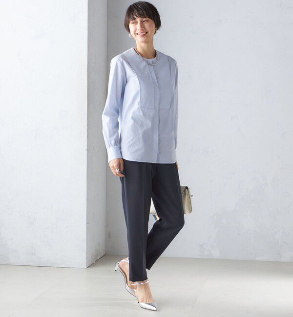 SHIPS for women「〈手洗い可能〉タック テーパード パンツ（セットアップ対応）」|その他|
