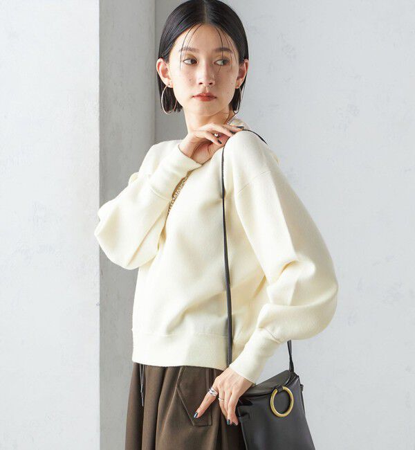 SHIPS for women「〈手洗い可能〉スムース ニット ガゼット プルオーバー」|ニット・セーター|