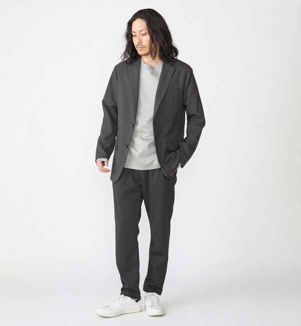 SHIPS「【WEB限定】SHIPS: 吸水速乾・UVケア・防シワ Drymix(R) 鹿の子 イージーパンツ」|その他|