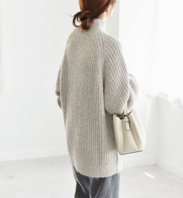 quaranciel「quaranciel:〈手洗い可能〉ラメ リリヤーン タートルネック ニット」|ニット・セーター|