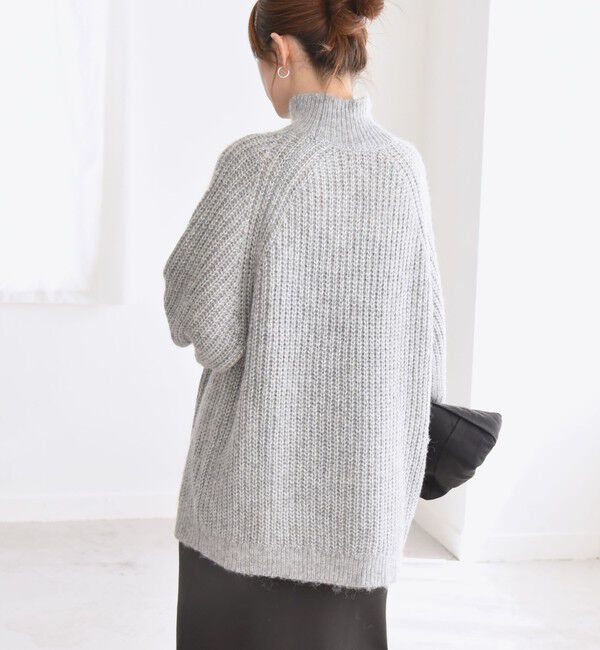 quaranciel「quaranciel:〈手洗い可能〉ラメ リリヤーン タートルネック ニット」|ニット・セーター|