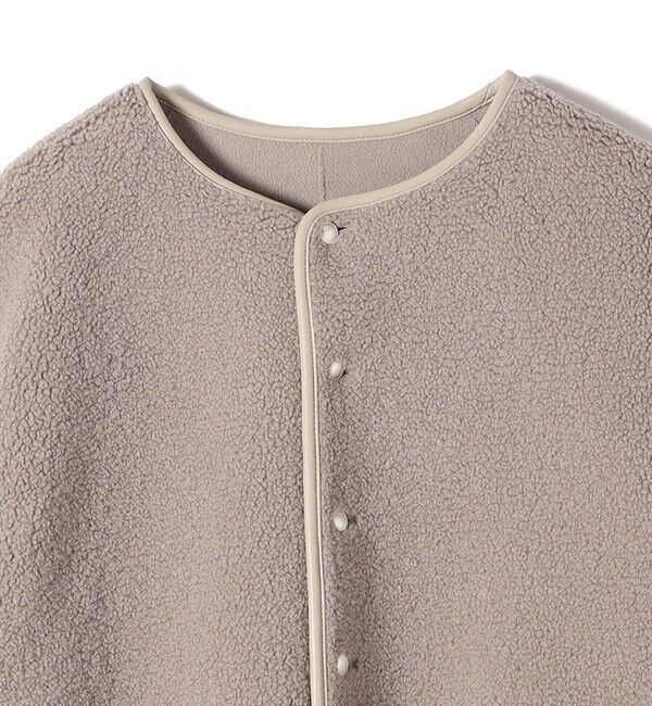 SHIPS for women「〈手洗い可能〉リバーシブル ボア &times; フリース ブルゾン」|ブルゾン・スタジャン|