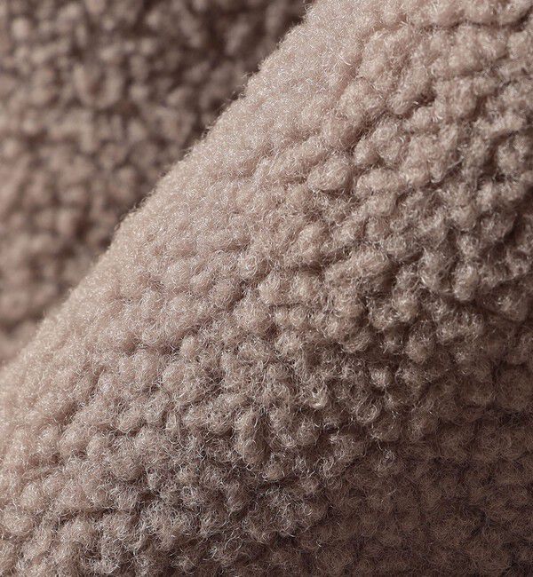 SHIPS for women「〈手洗い可能〉リバーシブル ボア &times; フリース ブルゾン」|ブルゾン・スタジャン|