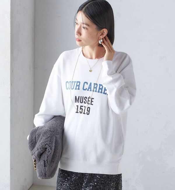 SHIPS for women「Odub:〈手洗い可能〉ロゴ スウェット」|スウェット・ジャージ|