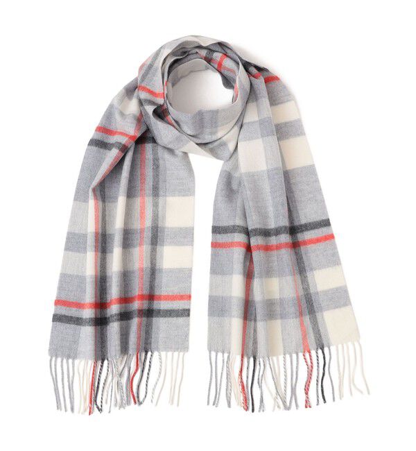 SHIPS any「SHIPS any: サープラスヤーン ウール カシミヤ チェック マフラー◇」|マフラー|