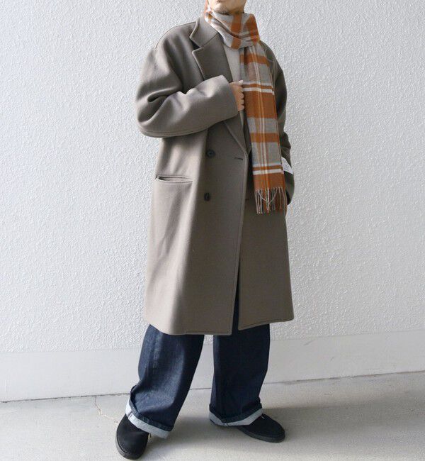 SHIPS any「SHIPS any: サープラスヤーン ウール カシミヤ チェック マフラー◇」|マフラー|