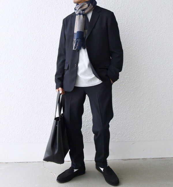 SHIPS any「SHIPS any: サープラスヤーン ウール カシミヤ チェック マフラー◇」|マフラー|