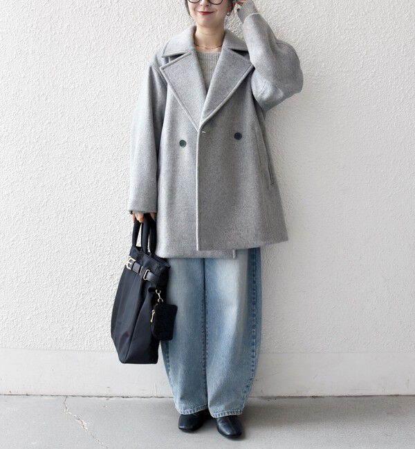 SHIPS any「SHIPS any: ウール コクーン テーラード ショート コート 25AW」|その他|