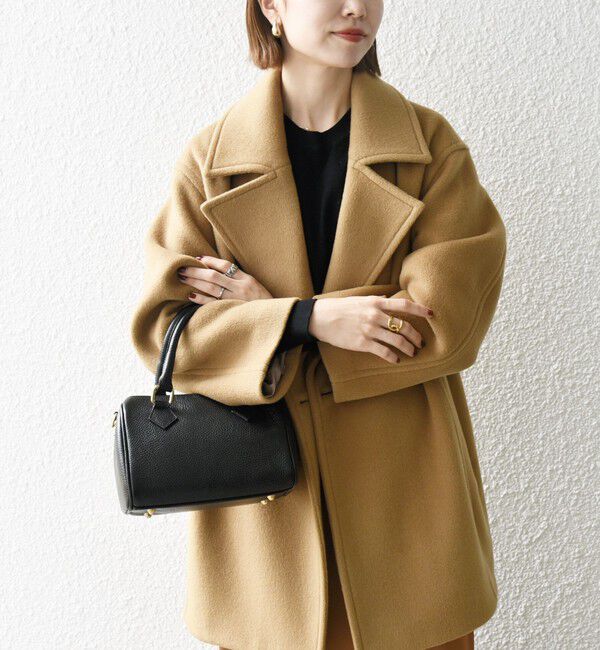 SHIPS any「SHIPS any: ウール コクーン テーラード ショート コート 25AW」|その他|