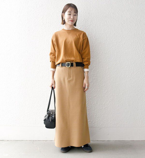 SHIPS any「SHIPS any: エア ニードル ストレート ロング スカート」|スカート|