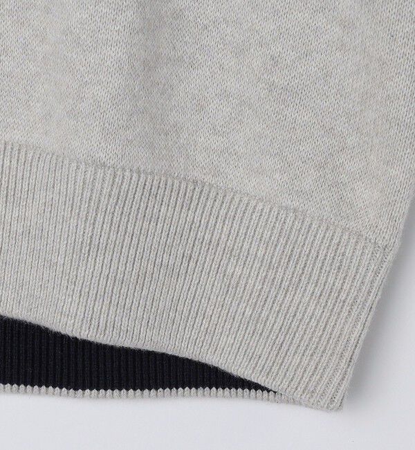 SHIPS「SHIPS:〈手洗い可能〉コットン カシミヤ 単色 クルーネック ニット」|ニット・セーター|