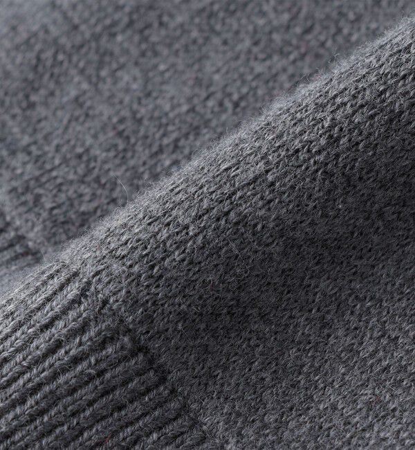 SHIPS「SHIPS:〈手洗い可能〉コットン カシミヤ 単色 クルーネック ニット」|ニット・セーター|