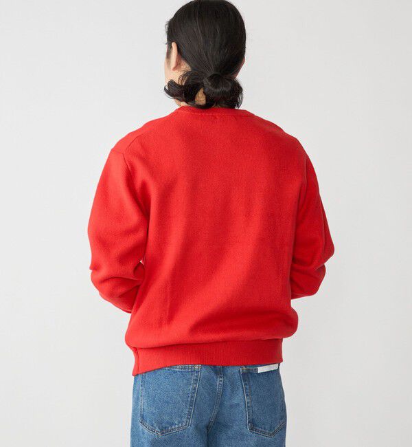 SHIPS「SHIPS:〈手洗い可能〉コットン カシミヤ 単色 クルーネック ニット」|ニット・セーター|