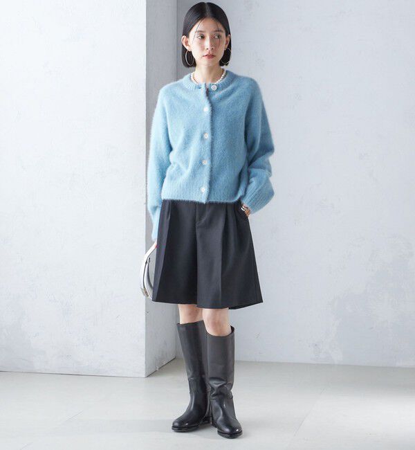 SHIPS for women「無地 フラノ センター プレス ショート パンツ」|その他|