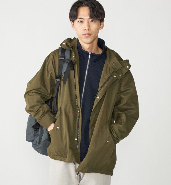 SHIPS「SHIPS: ショート モッズ コート」|ミリタリー・モッズコート|オリーブ