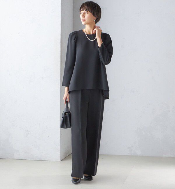 SHIPS for women「〈セレモニー対応可〉troisiemeCHACO:レース 襟 ブラウス（セットアップ対応）」|シャツ・ブラウス|