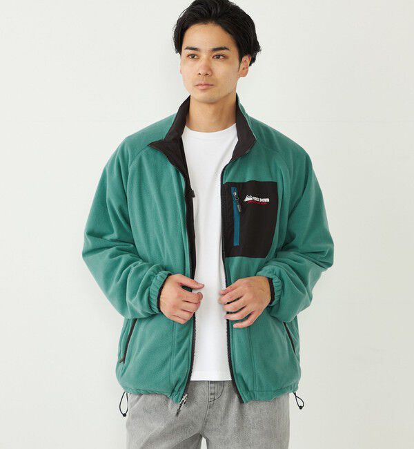 SHIPS Colors 「【SHIPS Colors別注】FIRST DOWN:リバーシブル スタンドカラー ブルゾン」|ブルゾン・スタジャン|