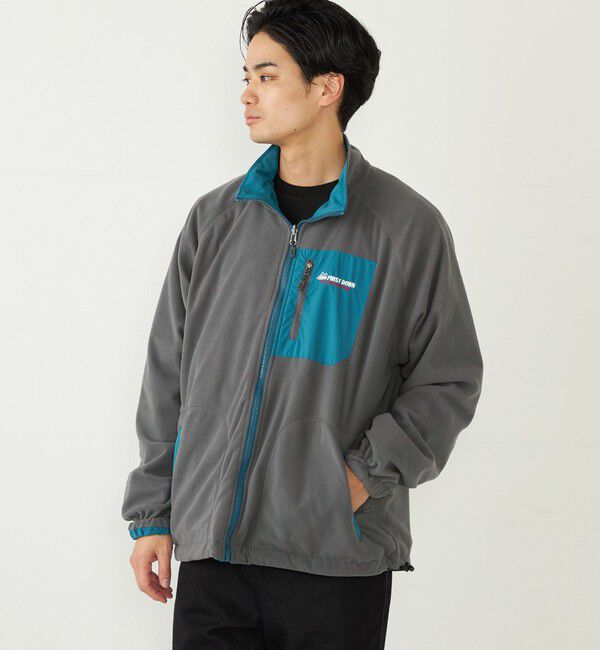 SHIPS Colors 「【SHIPS Colors別注】FIRST DOWN:リバーシブル スタンドカラー ブルゾン」|ブルゾン・スタジャン|