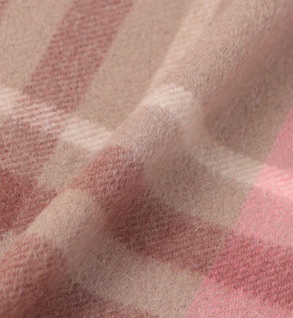 SHIPS Colors 「SHIPS Colors:〈手洗い可能〉 ウール チェック ストール」|ストール|