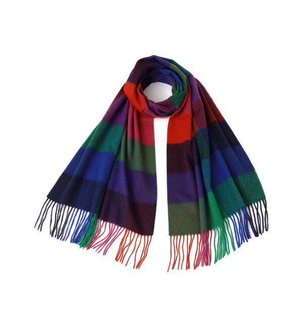 SHIPS Colors 「SHIPS Colors:〈手洗い可能〉 ウール チェック ストール」|ストール|