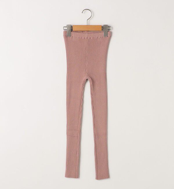 SHIPS KIDS「SHIPS KIDS:130～155cm / リブ レギンス」|レギンス・スパッツ|ピンク系