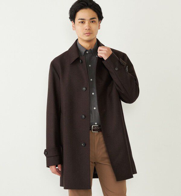 SHIPS Colors 「SHIPS Colors:COMISTRA ステンカラー コート」|ステンカラーコート|ブラウン