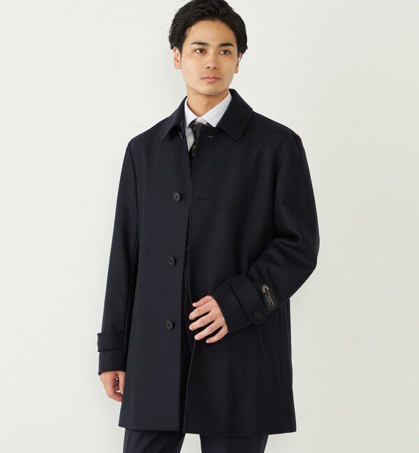 SHIPS Colors 「SHIPS Colors:COMISTRA ステンカラー コート」|ステンカラーコート|ネイビー