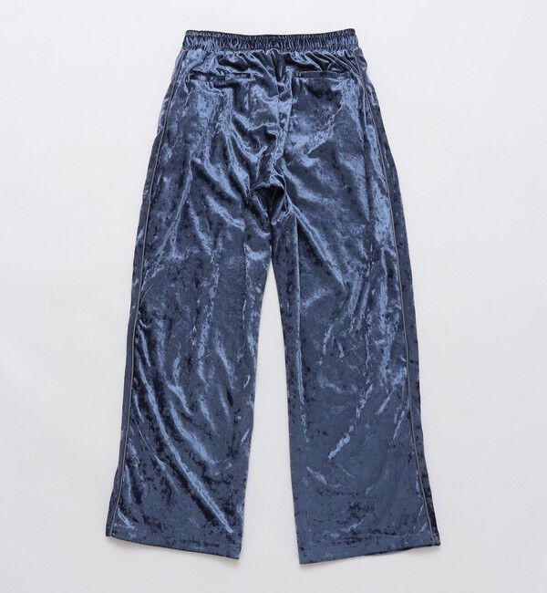 SHIPS「City Ambient Products: クラッシュ ベロア トラックパンツ（セットアップ対応）」|チノ|