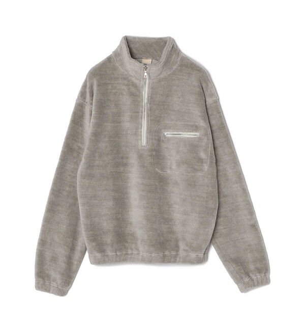 SHIPS Days「【SHIPS DAYS別注】UNDYED: フリース プルオーバー」|ブルゾン・スタジャン|グレー