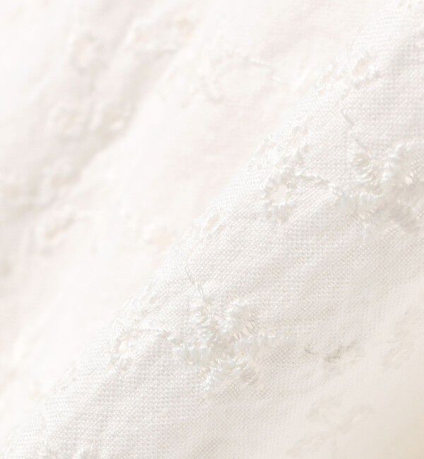 SHIPS any「SHIPS any:〈洗濯機可能〉エンブロイダリー シャンブレー ティアード スカート」|スカート|