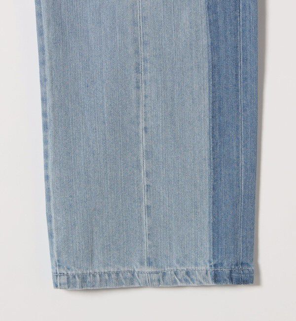 SHIPS any「SHIPS any:〈洗濯機可能〉サイドライン ストレート ワイド デニム パンツ［SHIPS any DENIM］」|デニム|