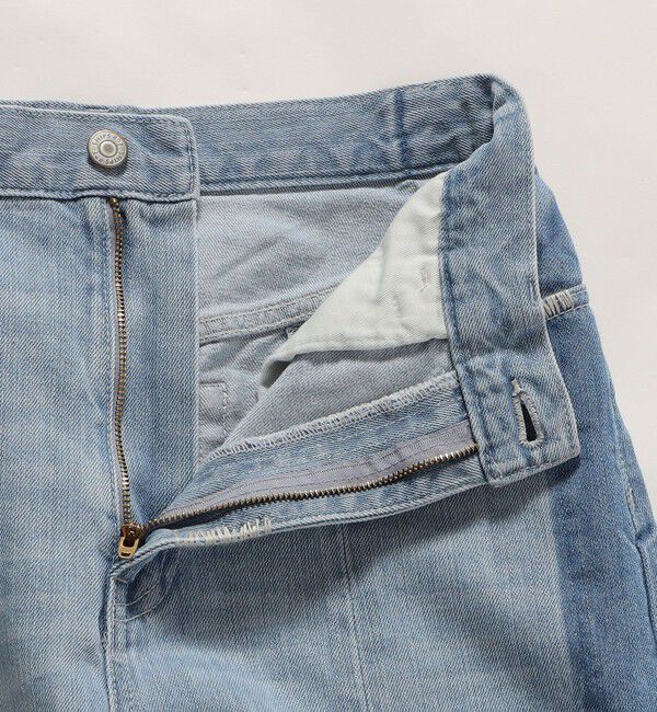 SHIPS any「SHIPS any:〈洗濯機可能〉サイドライン ストレート ワイド デニム パンツ［SHIPS any DENIM］」|デニム|