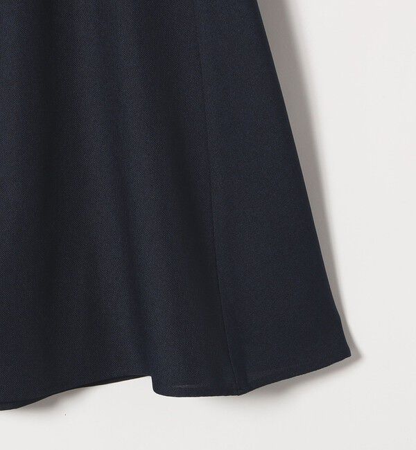 quaranciel「quaranciel:〈洗濯機可能〉Vネック ジレ＆フレア スカート セットアップ」|フレア|