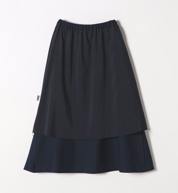 quaranciel「quaranciel:〈洗濯機可能〉Vネック ジレ＆フレア スカート セットアップ」|フレア|