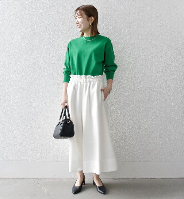 SHIPS any「SHIPS any:〈洗濯機可能〉ドライタッチ ギャザー キュロット パンツ」|その他|