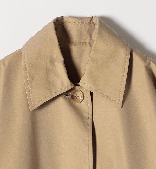 SHIPS any「SHIPS any:〈手洗い可能〉シャンブレー バルマカーン ロング コート」|トレンチコート|